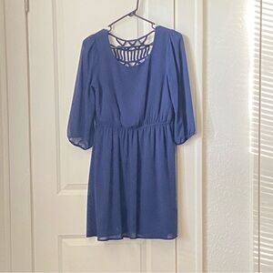 Soulmates girl navy midi dress, size 16.